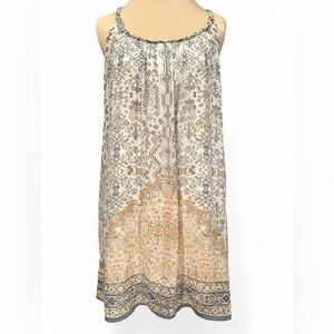 Vintage Hollister Bohemian Print Women's Dress Large